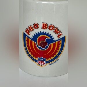 NFL Pro Bowl 1995 Logo Mug with Red and Blue King Kamehameha Accent